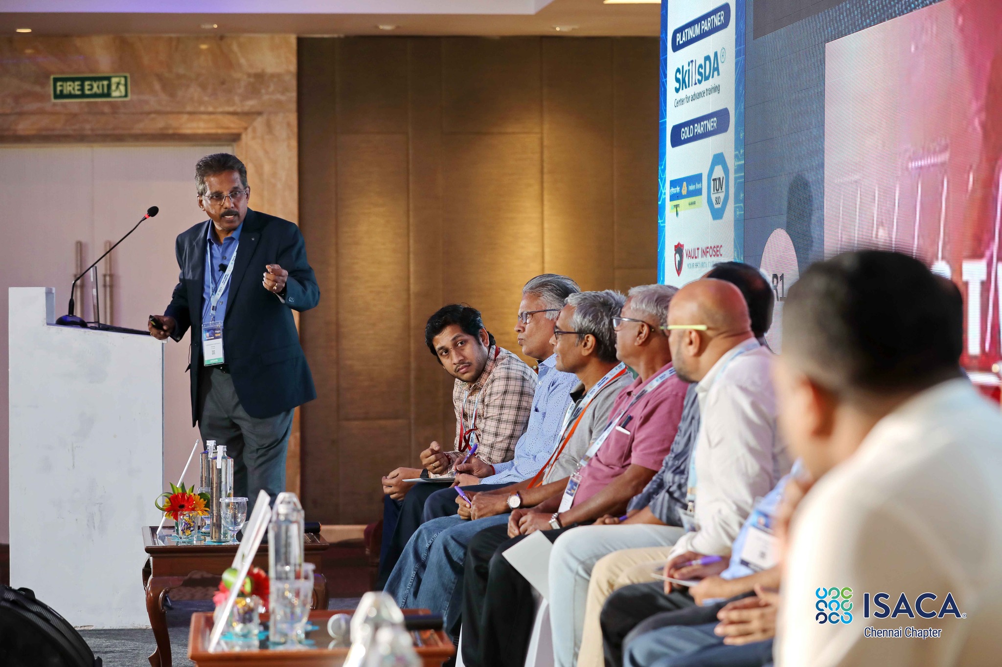 Dr. Sundararaman hosting ISACA Cybersecurity Quiz